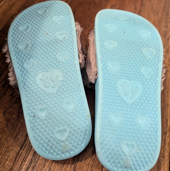 TY Beanie Boo Slush the Husky Pool Slides size 11-13 - Picture 7 of 13
